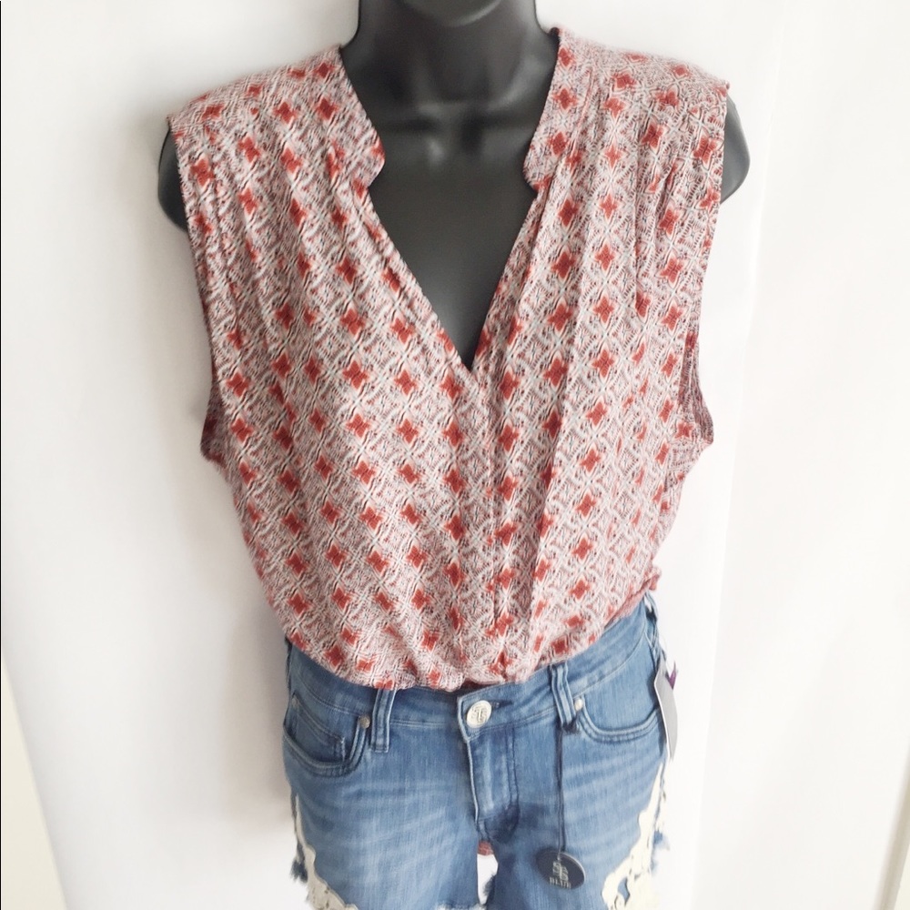 Rose Print Blouse